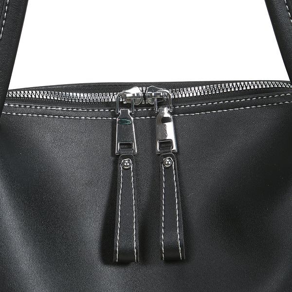 Pu women tote shopping handbags zipper details001 Pu women tote shopping handbags zipper details001