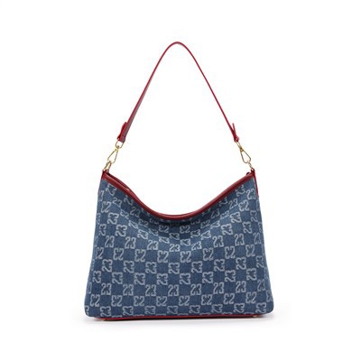 Vintage Denim Jacquard Tote Bag