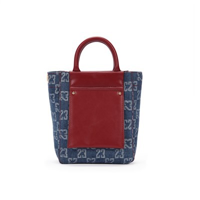 Monogram Denim gwo Tote a